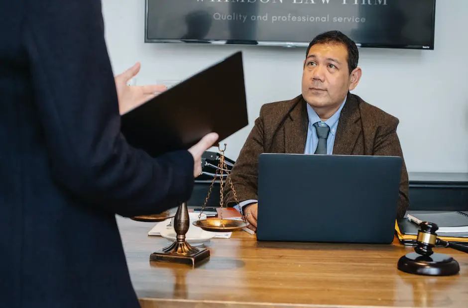An image of legal professionals conducting a video deposition